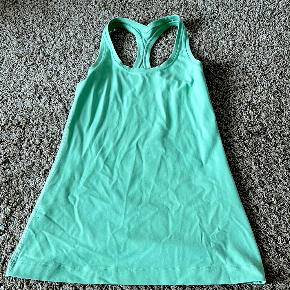 Green/Teal Lululemon Tank top